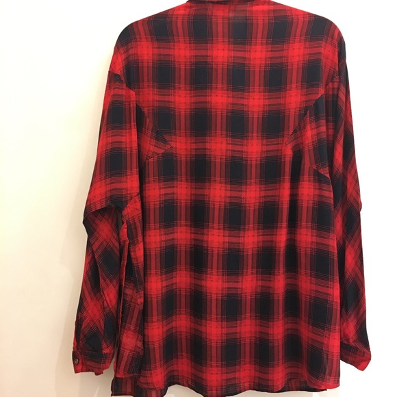 UMGEE black & red button up shirt - Picture 3 of 7